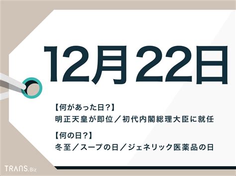 12月22日|12月22日はなんの日？冬至や国内外の出来事と記念。